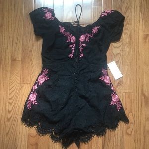 Lace romper